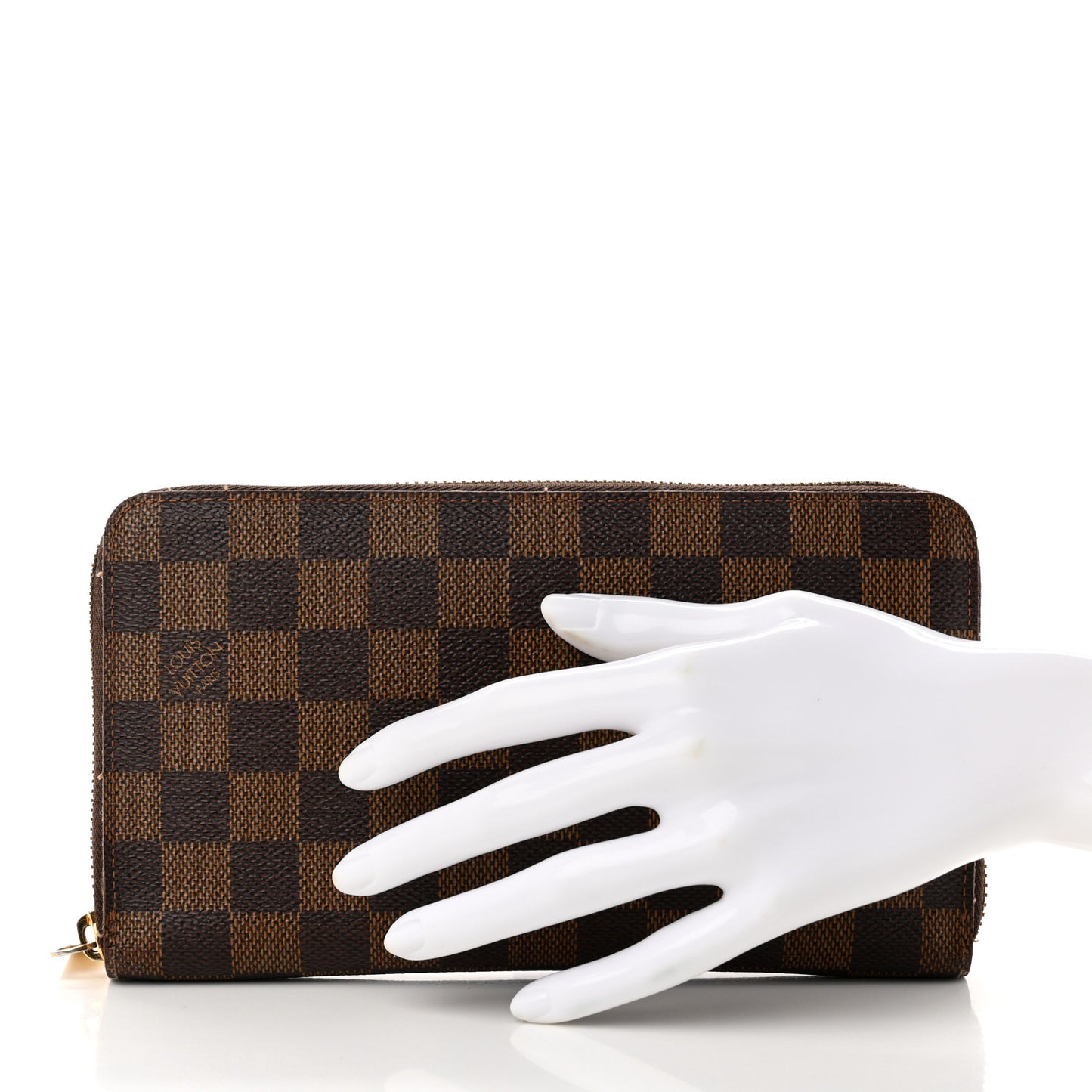 Damier Ebene Zippy Organizer Wallet