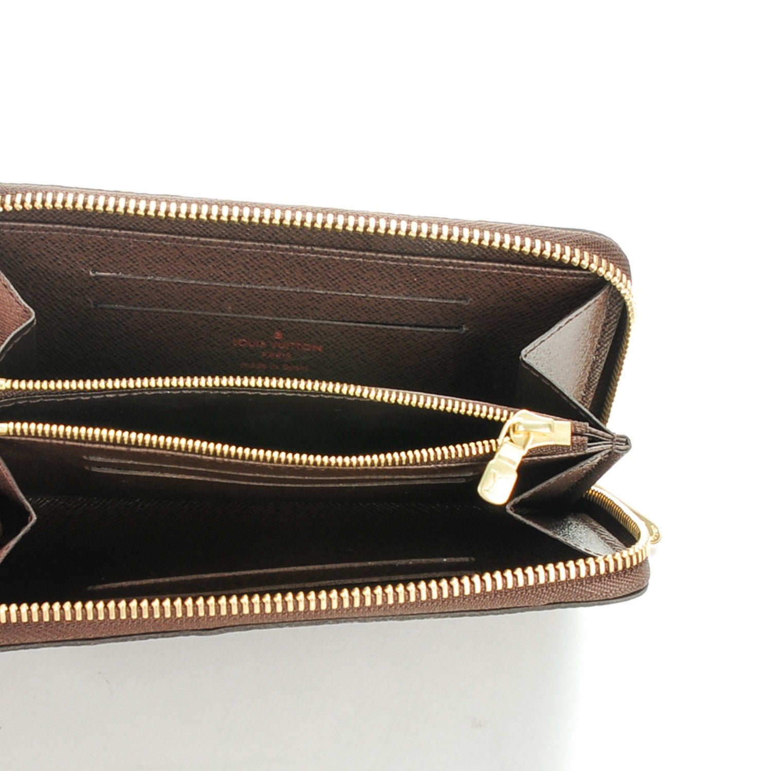 Louis Vuitton Damier Ebene Zippy Compact Wallet 5 of 7