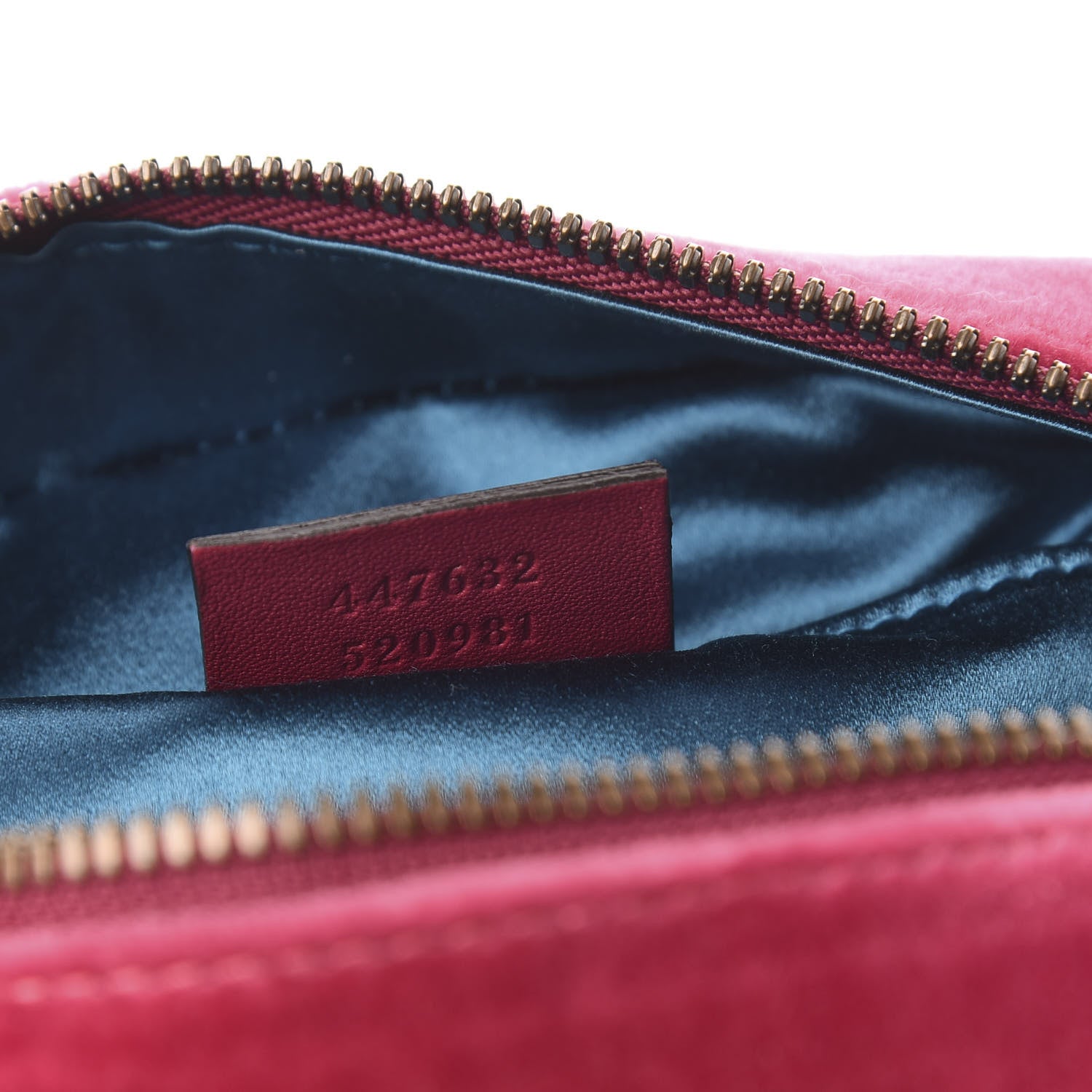 Gucci Velvet Matelasse Small GG Marmont Chain Shoulder Bag Light Raspberry Rose 7 of 10