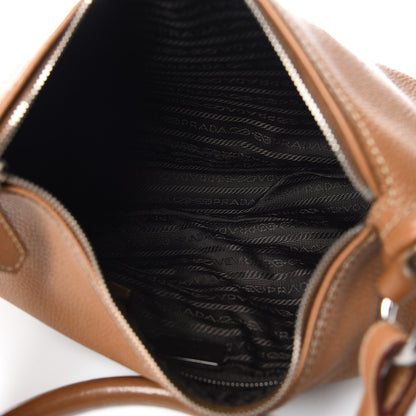 Prada Vitello Daino Shoulder Bag Naturale 5 of 11