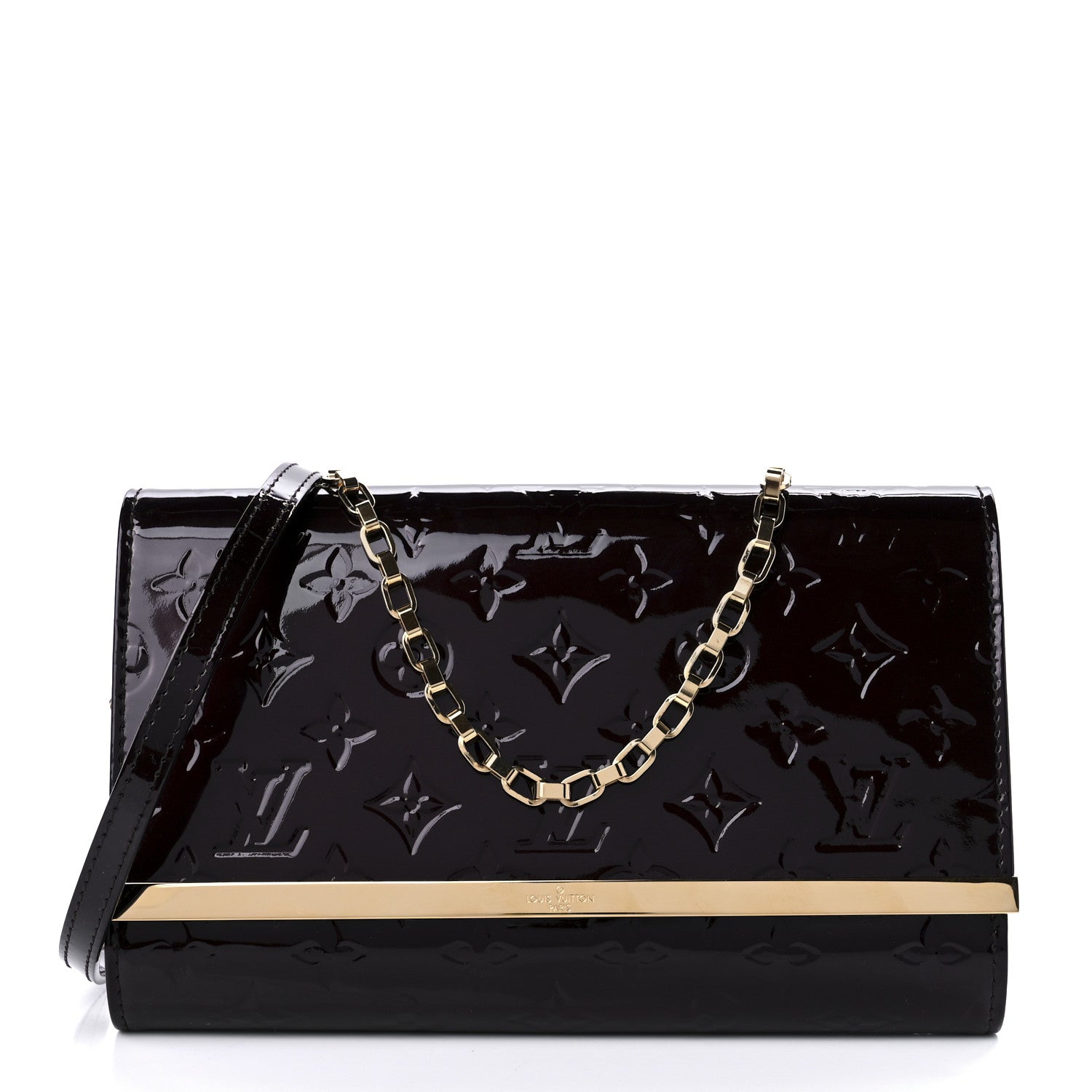 Louis Vuitton Vernis Ana Clutch Amarante 1 of 10