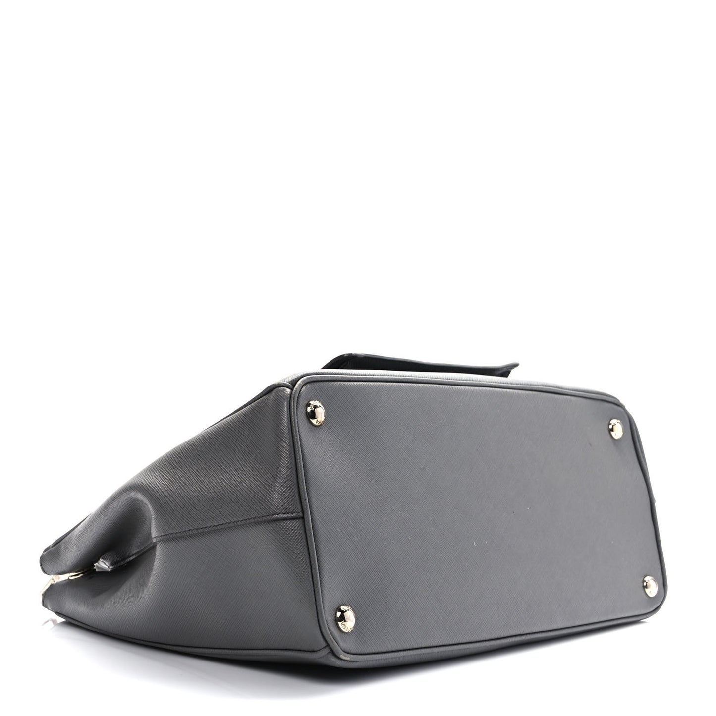 Saffiano Lux Galleria Front Pocket Tote Marmo