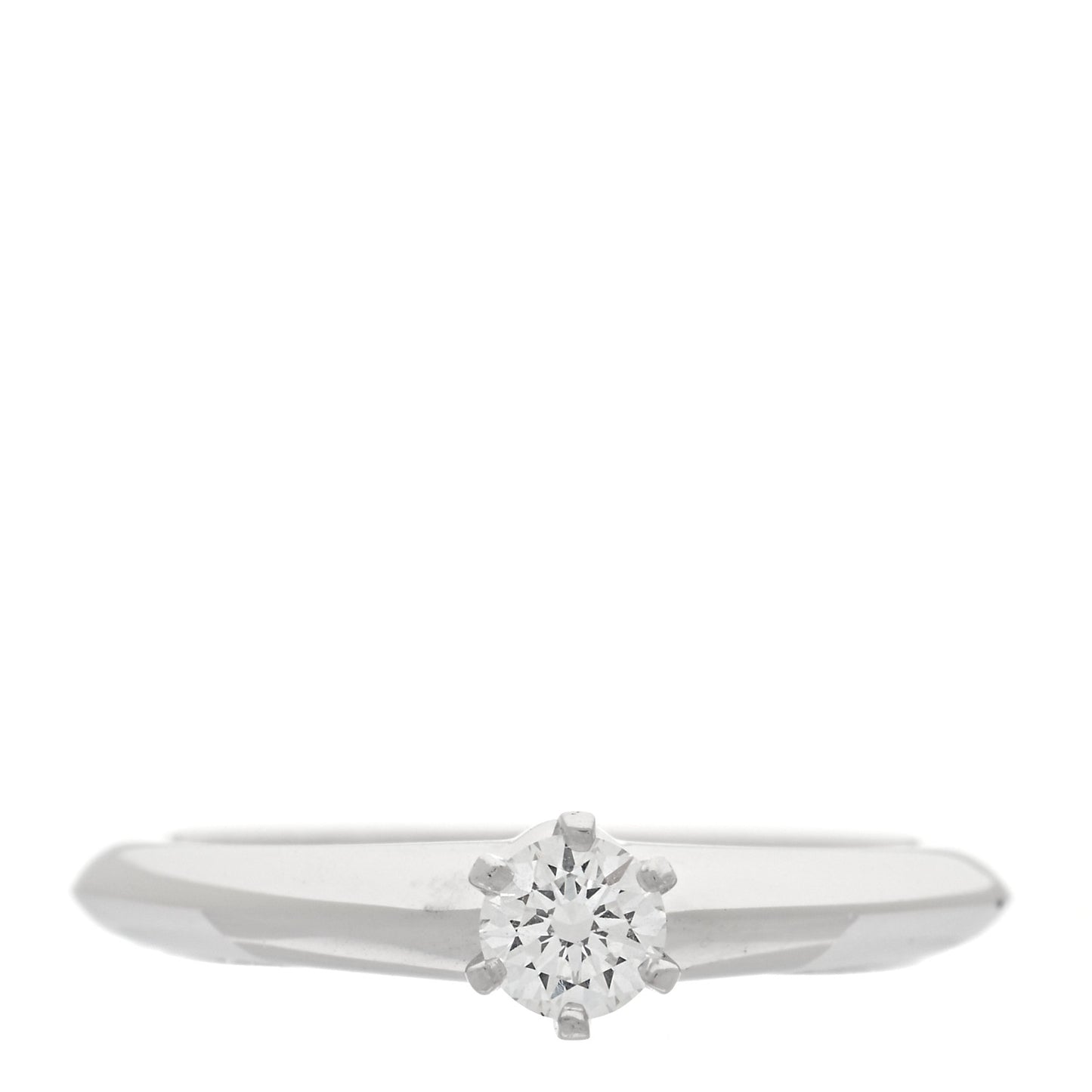 Platinum Diamond .20ct Solitaire Engagement Ring 47 4