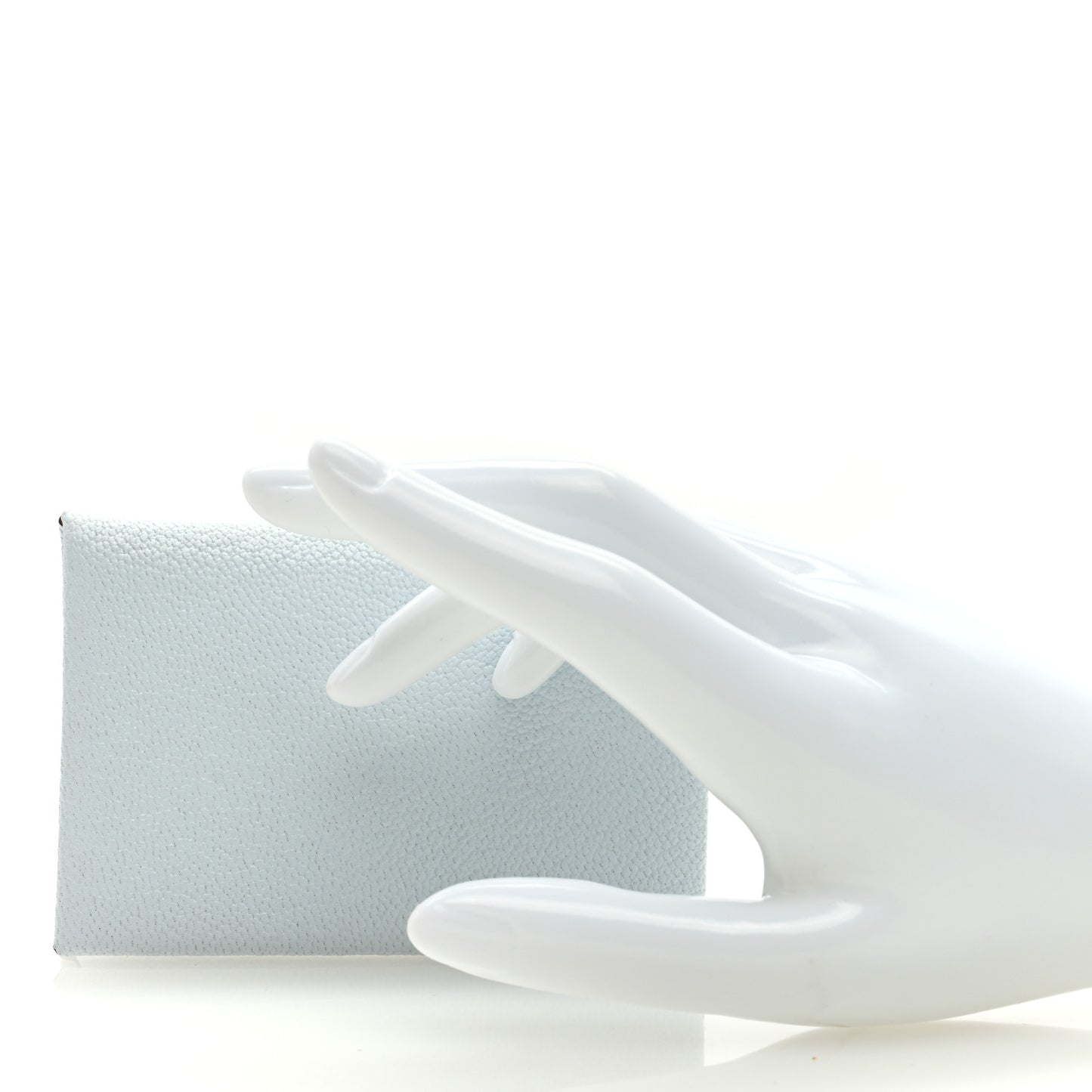 Chevre Mysore Verso Calvi Card Case Bleu Brume Brique