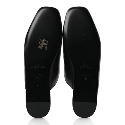 Givenchy Calfskin Dune Bedford Logo Mule Slides 36 Black 7 of 13