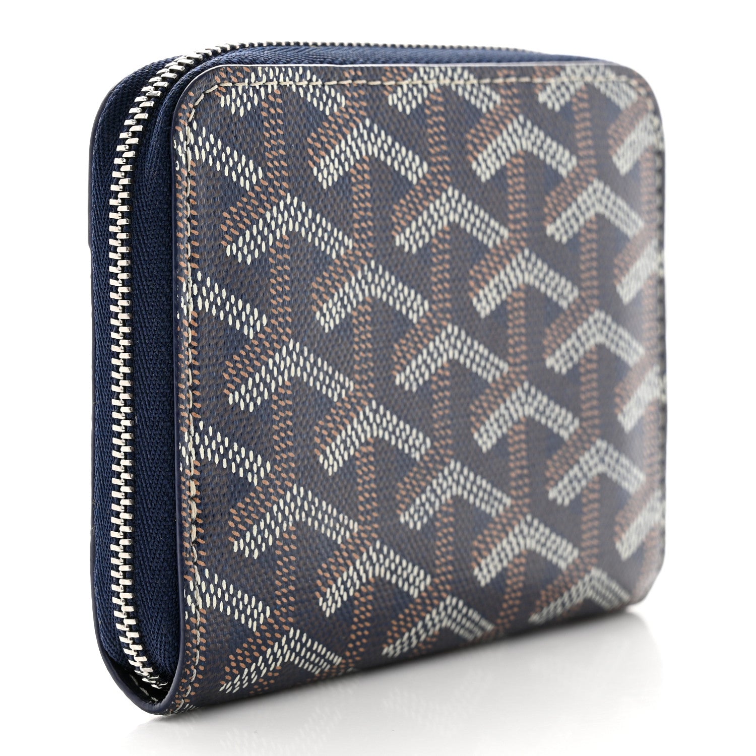 Goyard Goyardine Matignon PM Wallet Navy 3 of 7