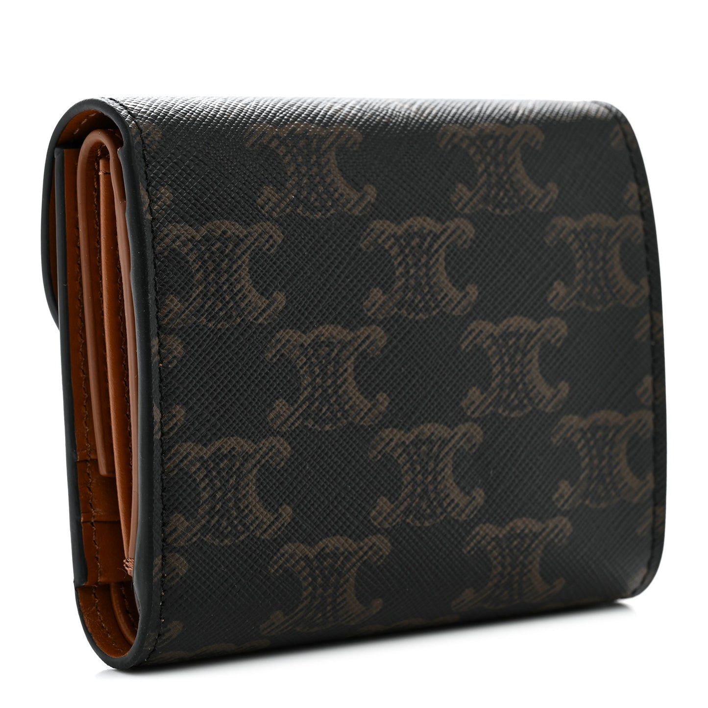Triomphe Canvas Small Triomphe Wallet Tan