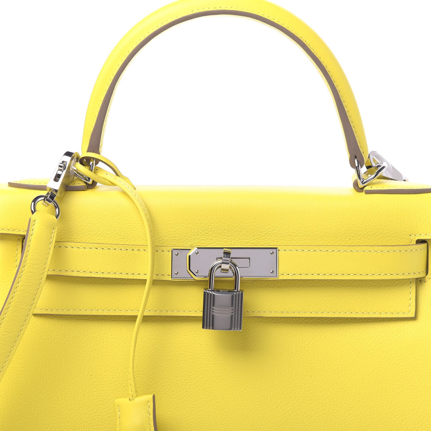 Hermes Evercolor Kelly Retourne 28 Lime 8 of 11