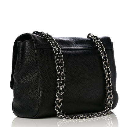 Mulberry Small Classic Grain Calfskin Medium Lily Black 2 of 13