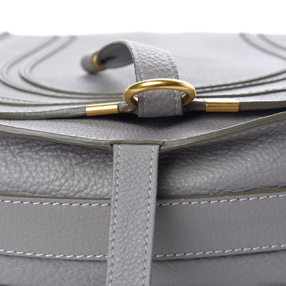 Chloe Calfskin Medium Marcie Round Crossbody Bag Cashmere Grey 12 of 22