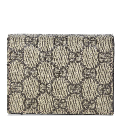 Gucci GG Supreme Monogram Card Case 1 of 8