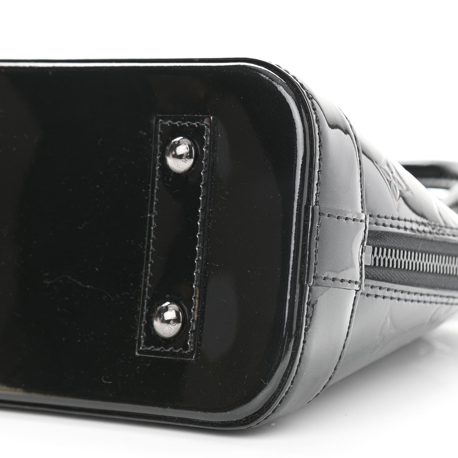 Louis Vuitton Vernis Alma BB Noir Magnetique 10 of 10