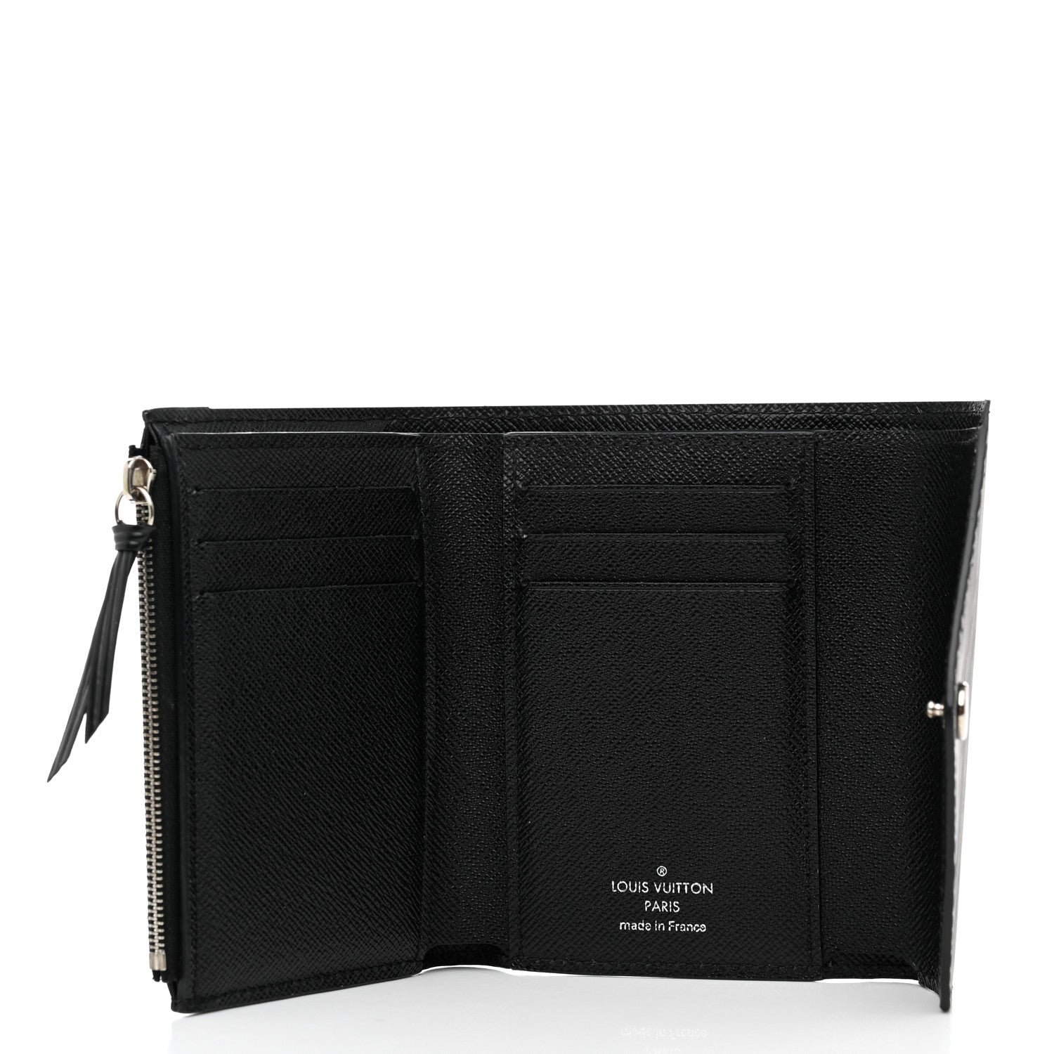 Louis Vuitton Epi Victorine Wallet Black 5 of 9