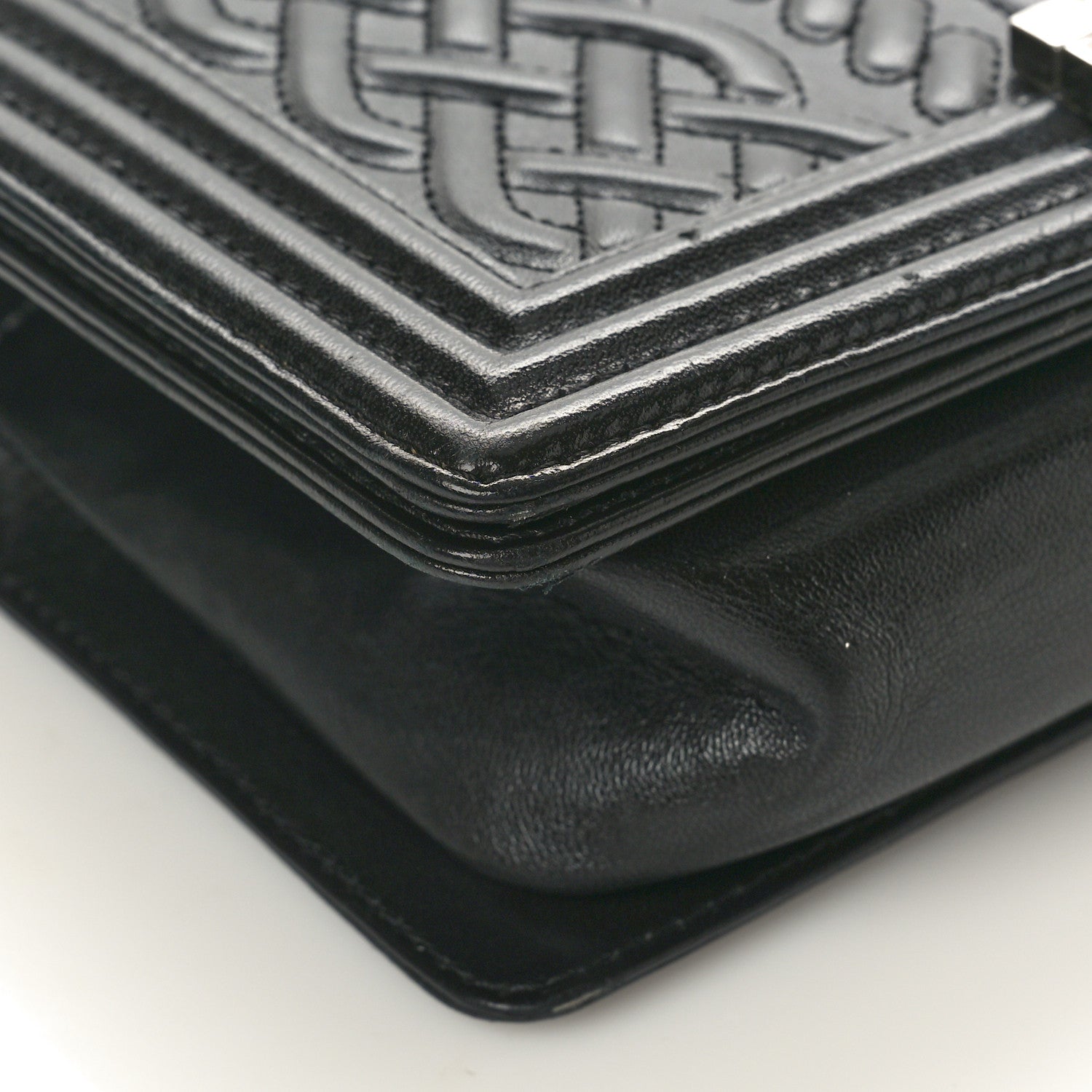 Chanel Lambskin Medium Celtic Boy Flap Black 9 of 11