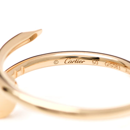 Cartier 18K Yellow Gold Small Juste Un Clou Ring 50 5.25 5 of 6