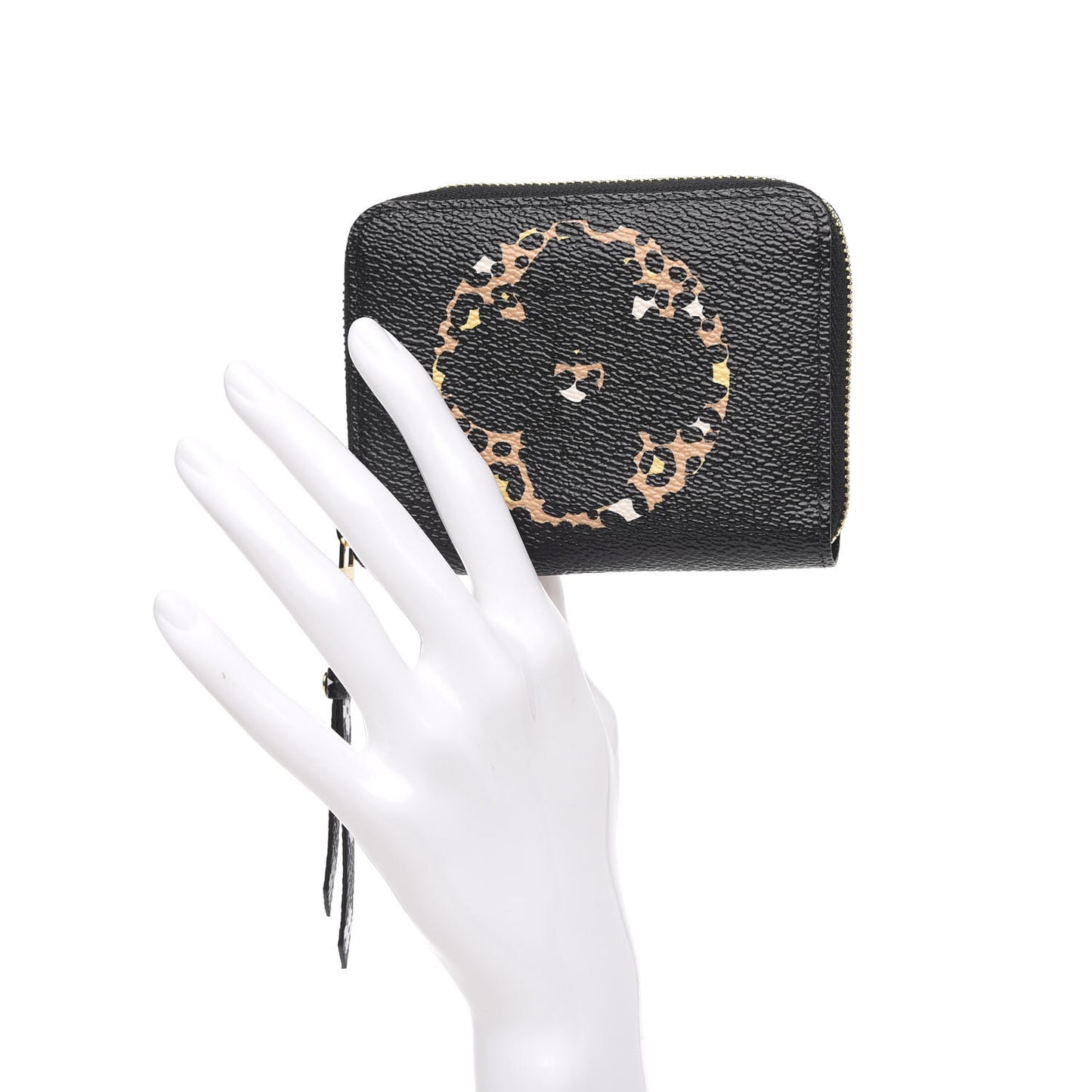 Monogram Giant Jungle Zippy Coin Purse Black