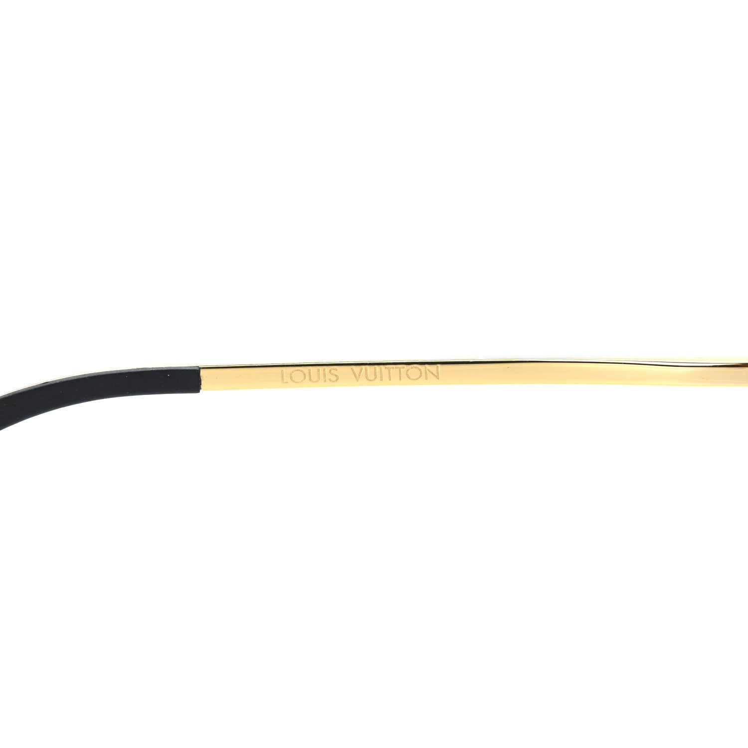 Louis Vuitton Metal Monogram Grease Sunglasses Z1172W Gold 5 of 9