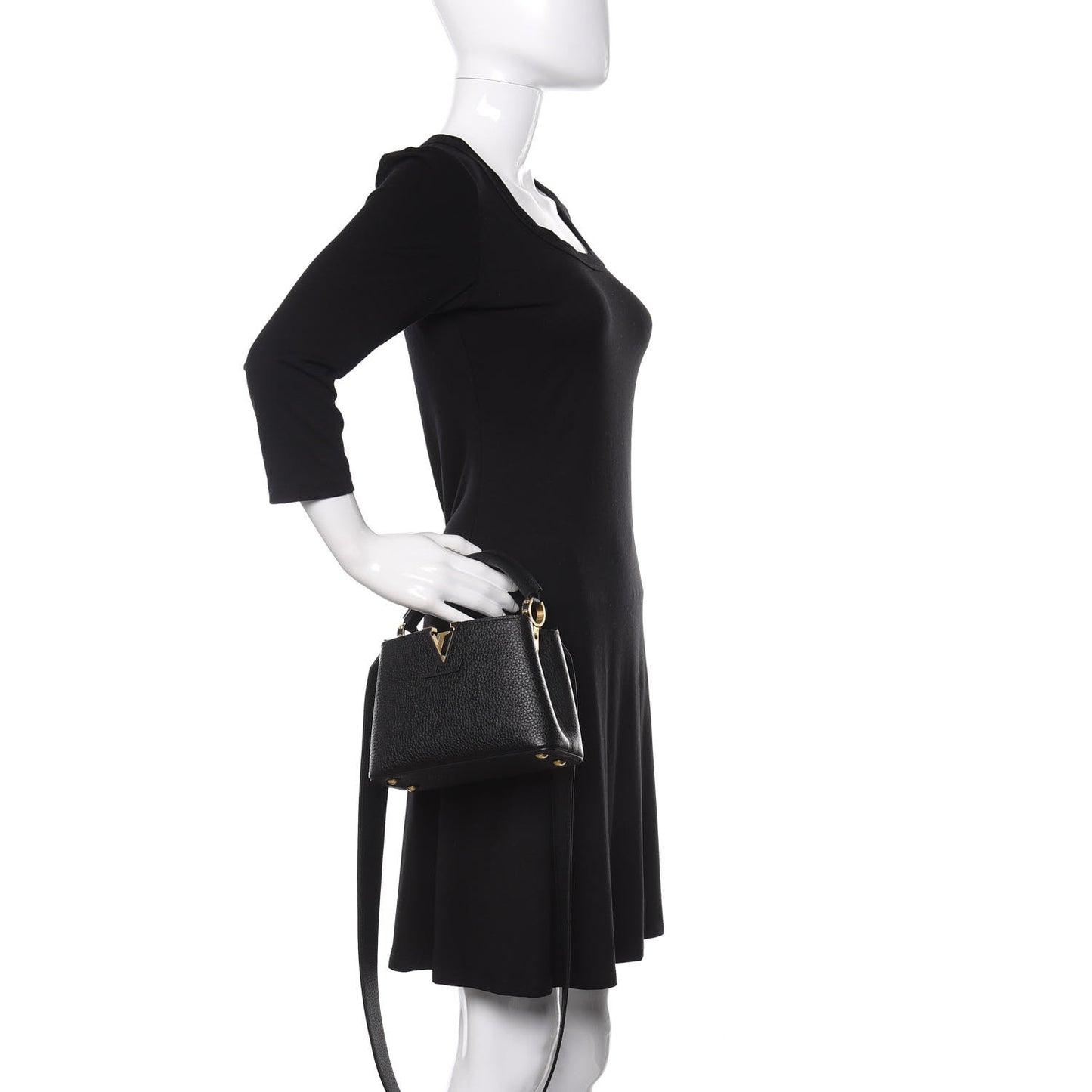 Taurillon Mini Capucines Black