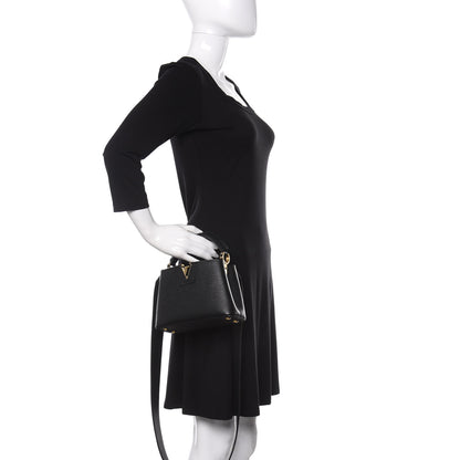 Louis Vuitton Taurillon Mini Capucines Black 3 of 9