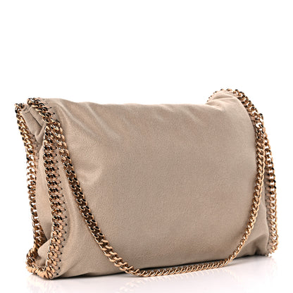 Stella McCartney Shaggy Deer Falabella Fold Over Tote Taupe 3 of 10