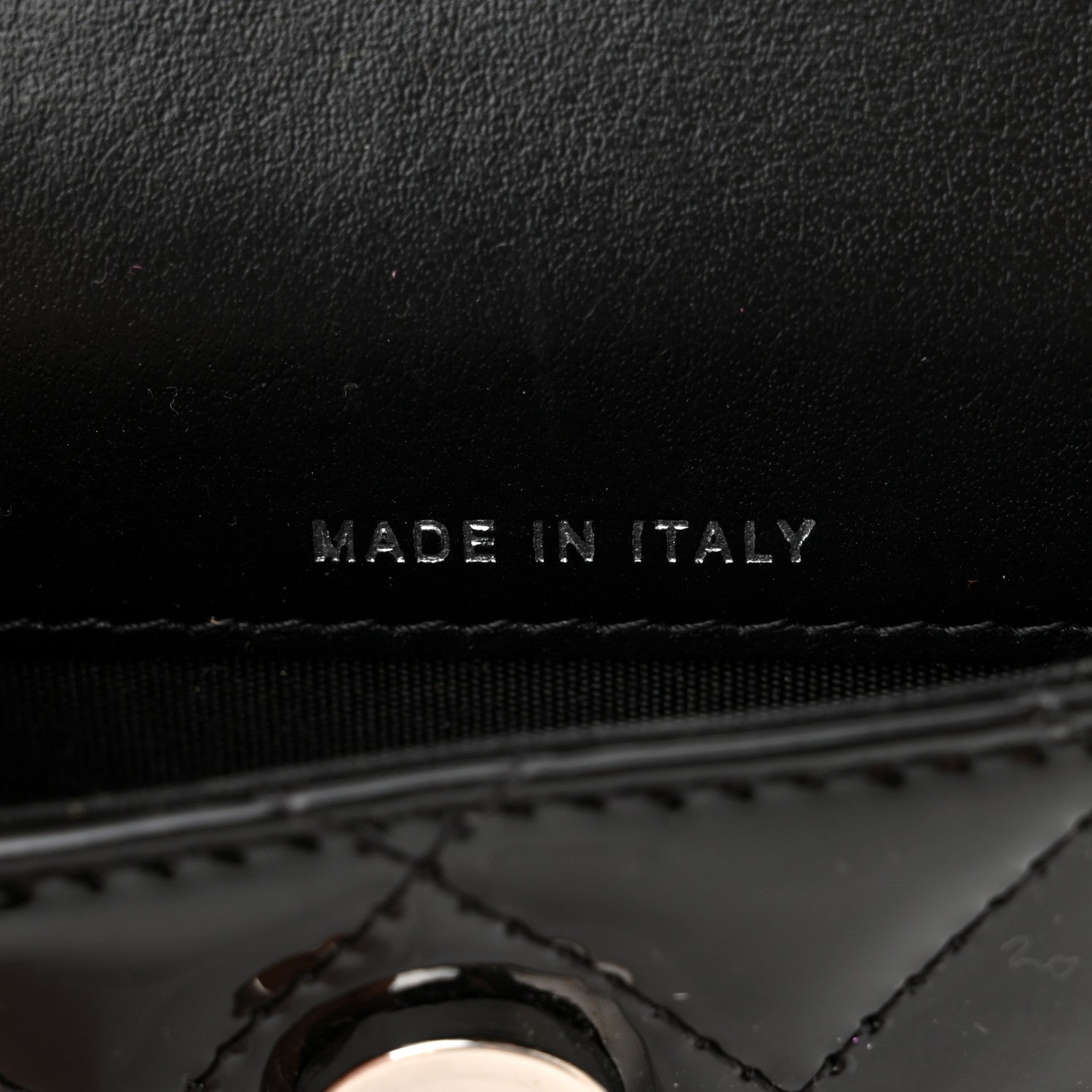 Chanel Patent Quilted Belt In Love Double Mini Flap Waist Bag Black Pink 8 of 13