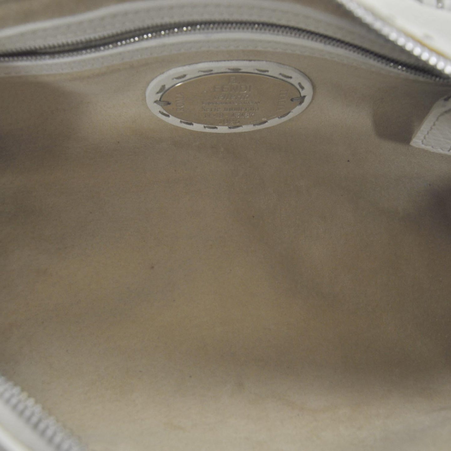 Calfskin Romano Selleria Bowler White