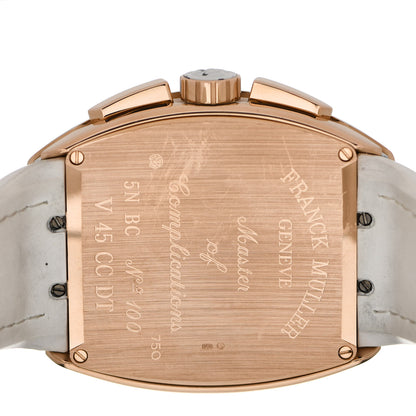 Franck Muller 18K Rose Gold Alligator 45mm Vanguard Chronograph Automatic Watch V45CCTT 4 of 5