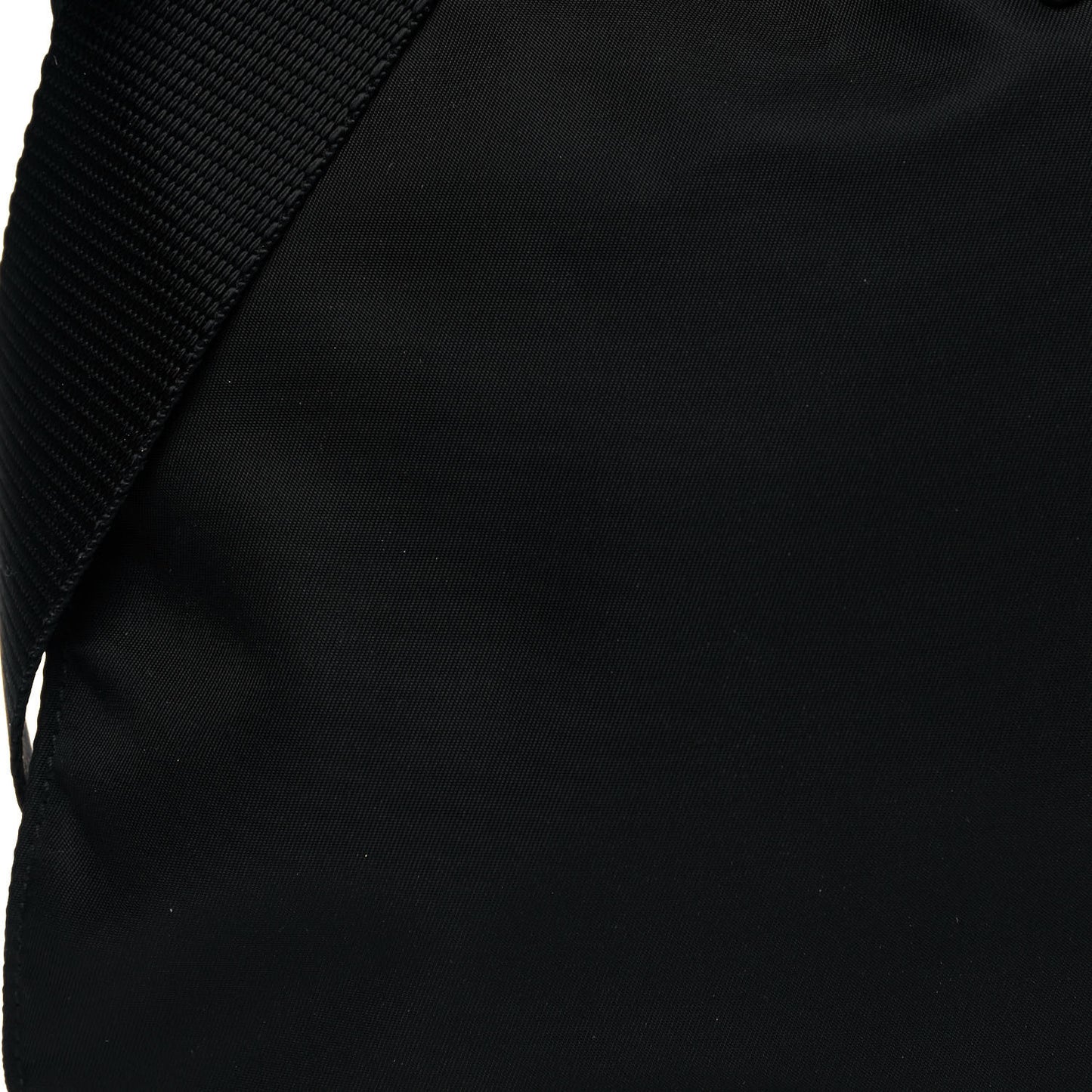 Nylon Vela Flat Messenger Bag Black