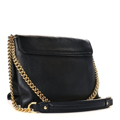 Alexander McQueen Calfskin Small Twin Skull Chain Crossbody Black 3 of 8