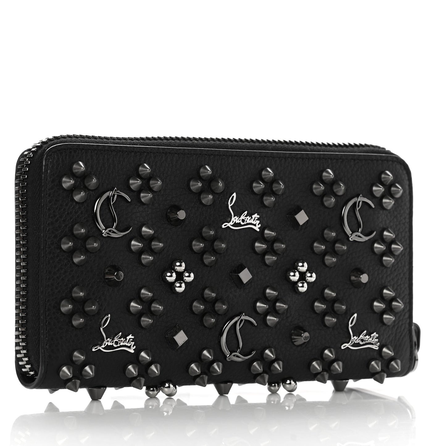 Calfskin Loubinthesky Panettone Wallet Black Multimetal