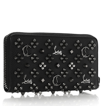 Christian Louboutin Calfskin Loubinthesky Panettone Wallet Black Multimetal 3 of 10