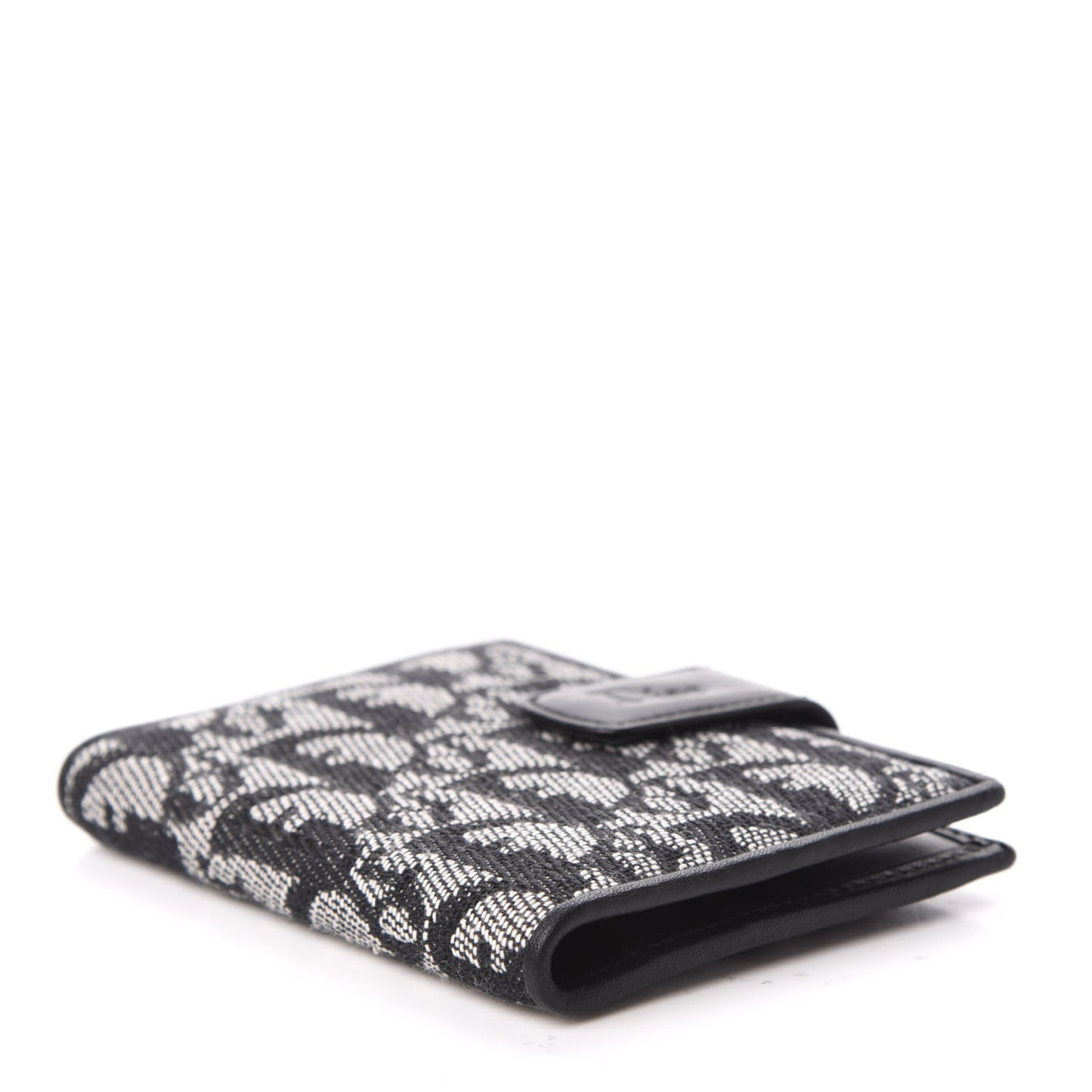 Monogram Compact Wallet Black