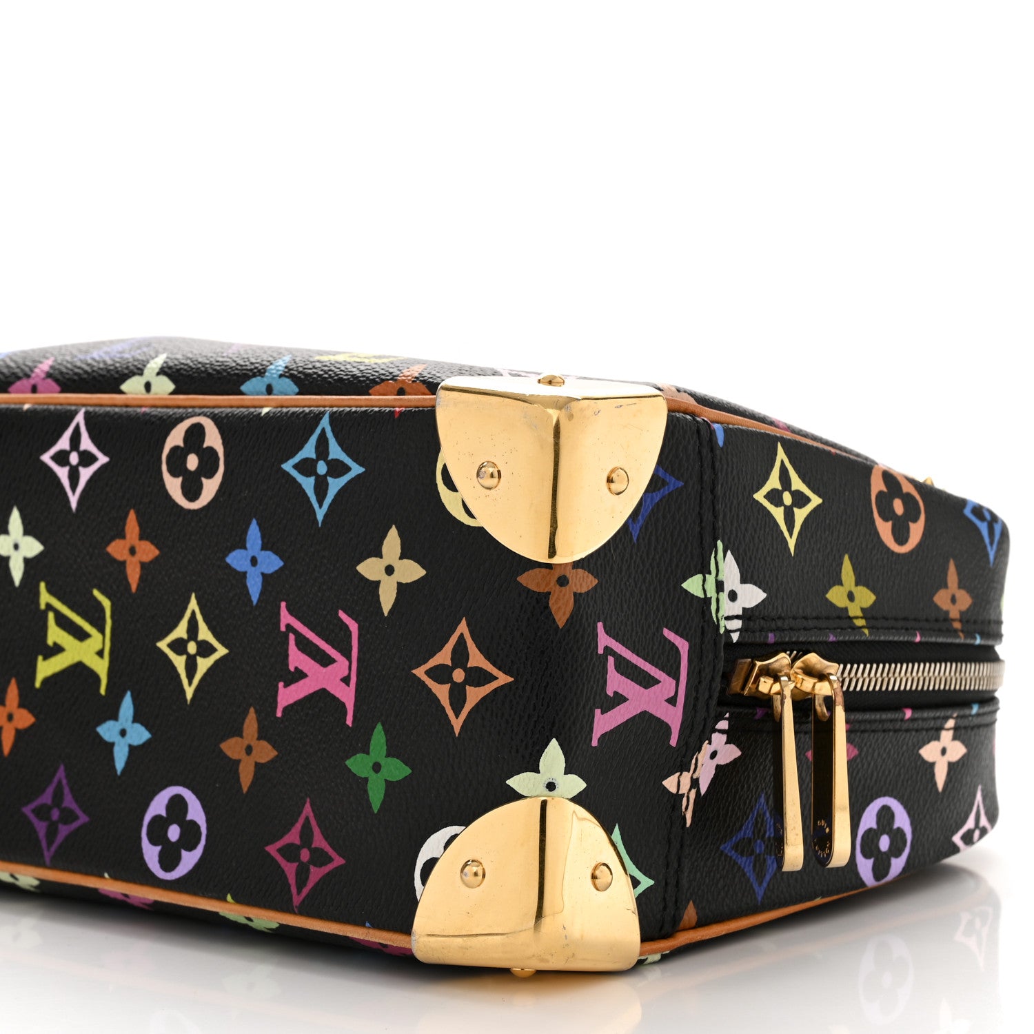 Louis Vuitton Monogram Multicolor Trouville Black 9 of 9