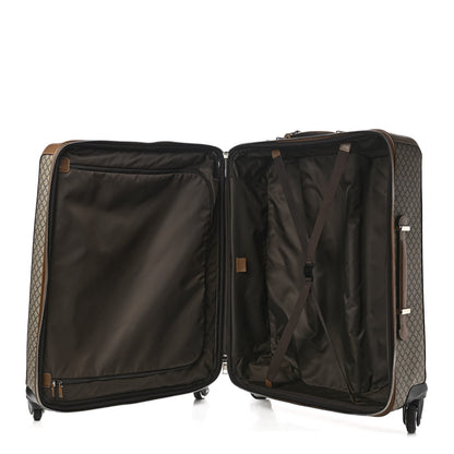Gucci Diamante Plus Four Wheel Trolley Suitcase Brown 4 of 13