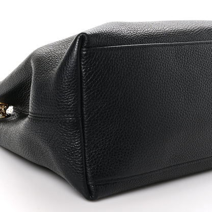 Gucci Pebbled Calfskin Medium Soho Chain Shoulder Bag Black 9 of 10