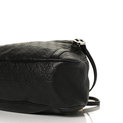 Gucci Guccissima Medium GG Twins Shoulder Bag Black 9 of 12