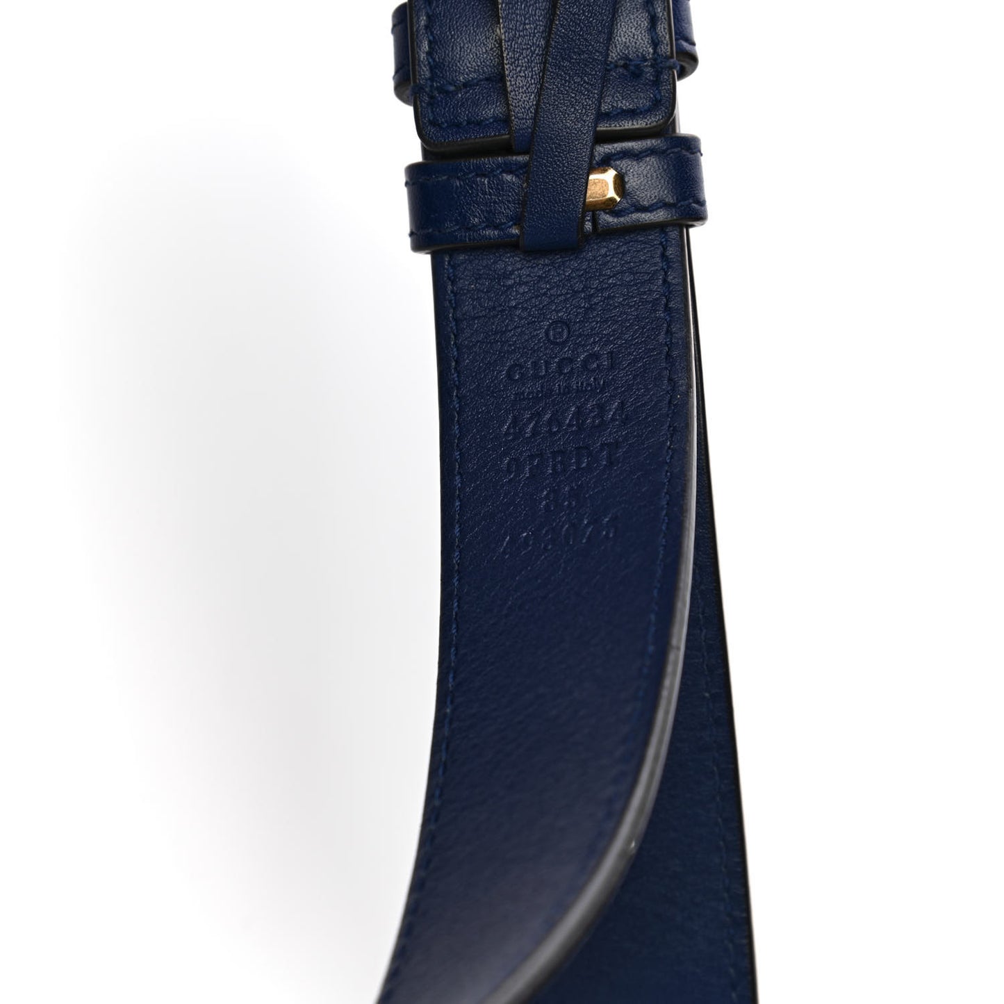 Velvet Matelasse GG Marmont Belt Bag 85 34 Cobalt Blue