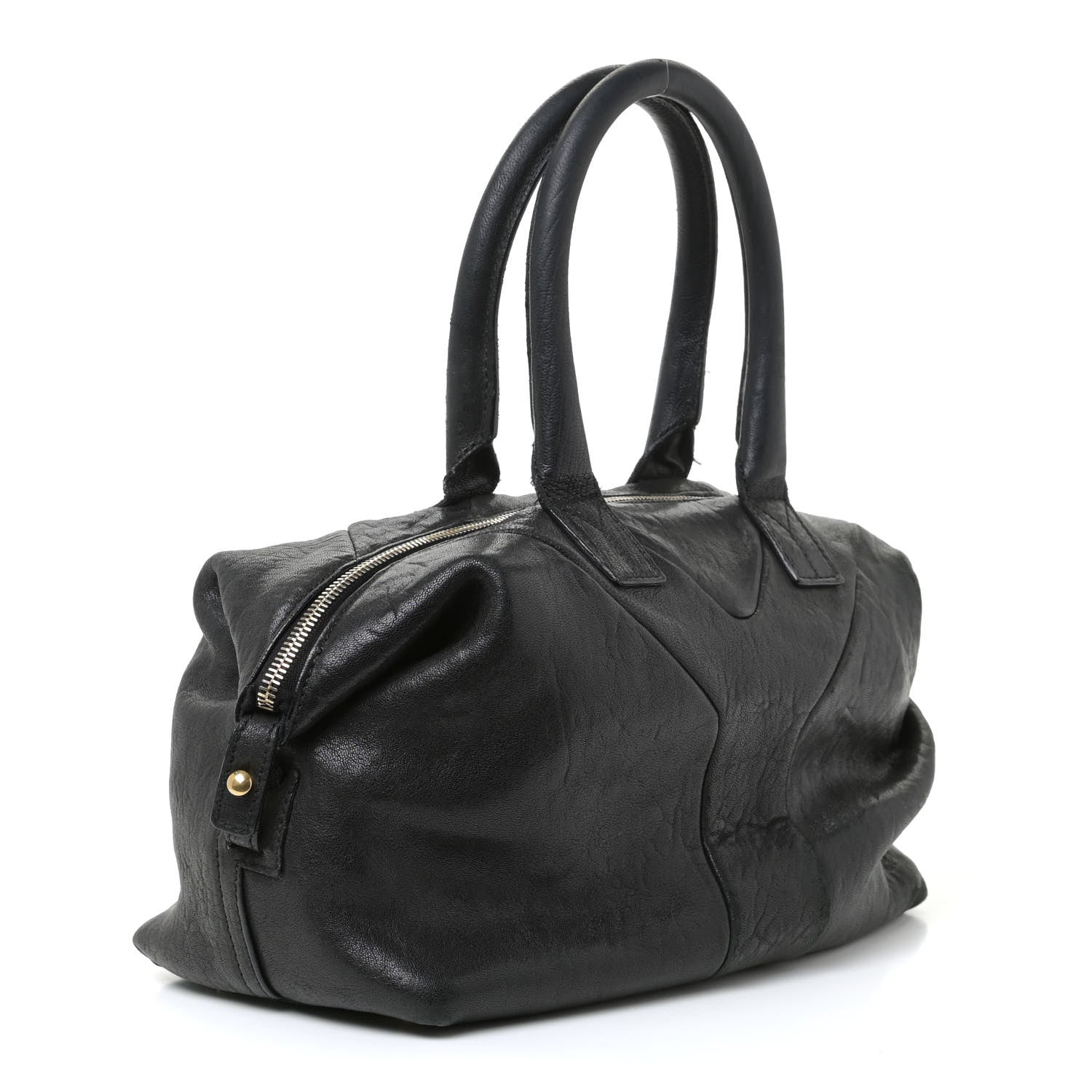 Saint Laurent Lambskin Small Easy Sac Black 3 of 15