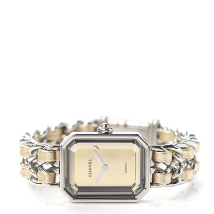 Chanel Stainless Steel Lambskin 20mm Premiere Rock Quartz Watch Gold 2 of 5