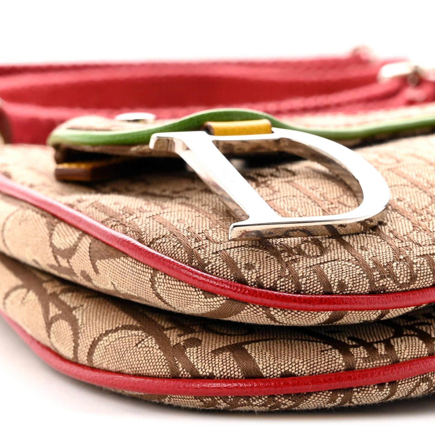 Monogram Rasta Double Saddle Beige Saddle Beige