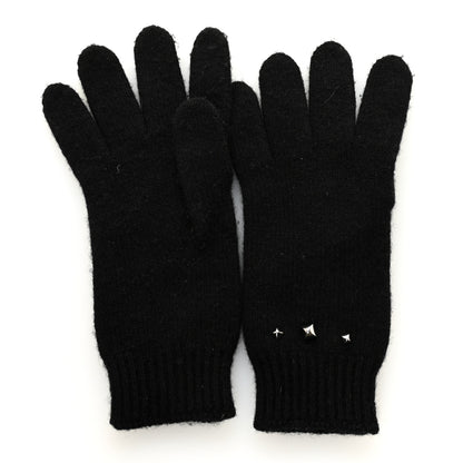 Hermes Cashmere Darling Gloves M Black 2 of 3