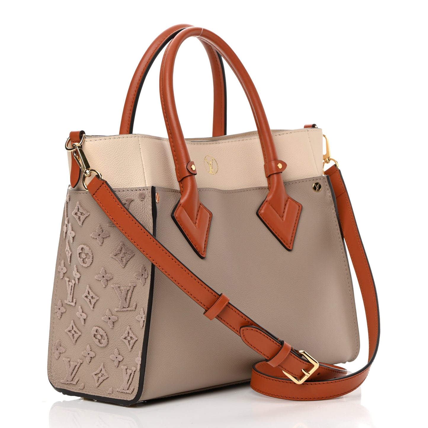 Calfskin Monogram Tufting On My Side Galet