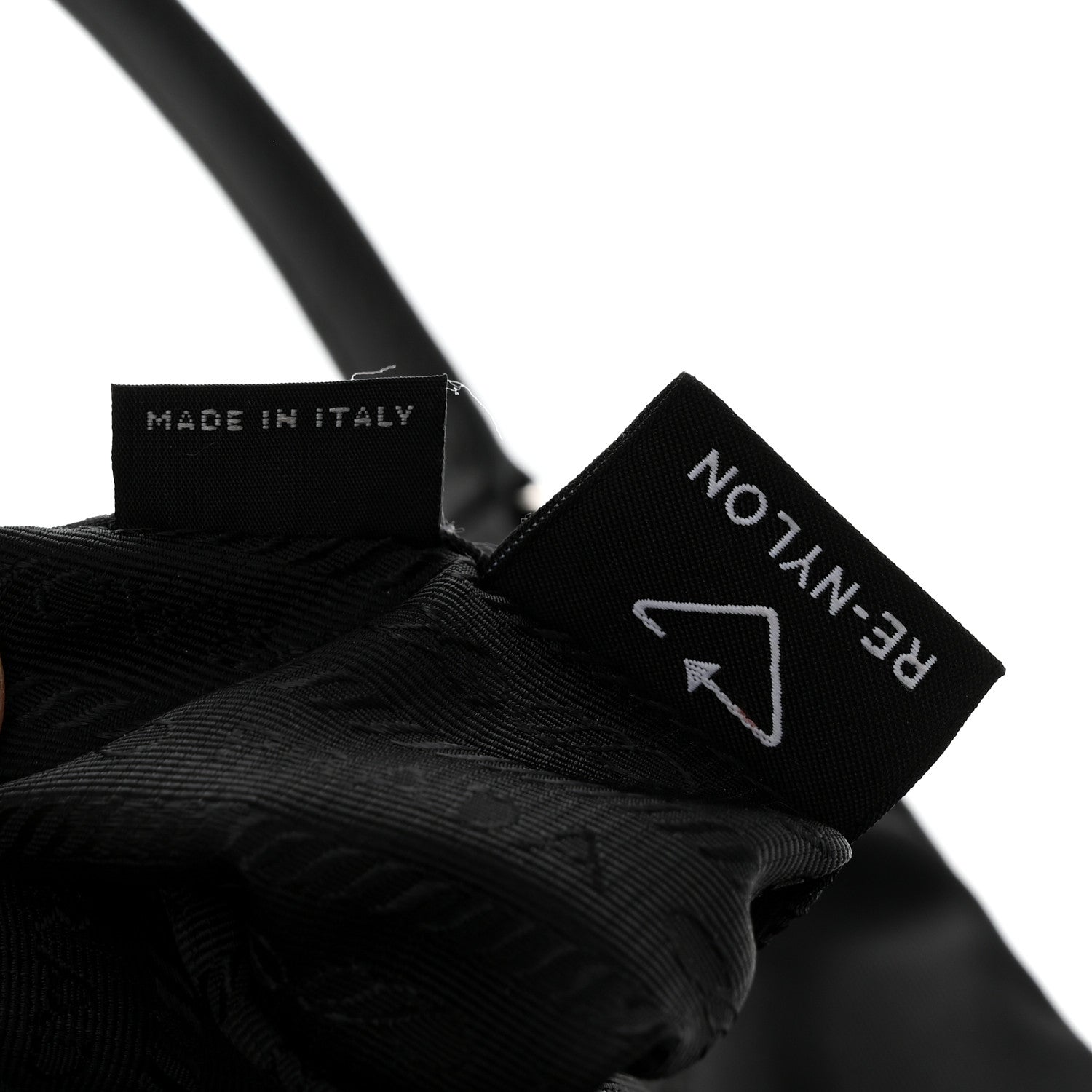 Prada Tessuto Nylon Saffiano Mini Re-Edition 2005 Bag Black 8 of 14