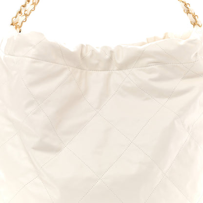 Chanel Calfskin Quilted Chanel 22 White 9 of 12