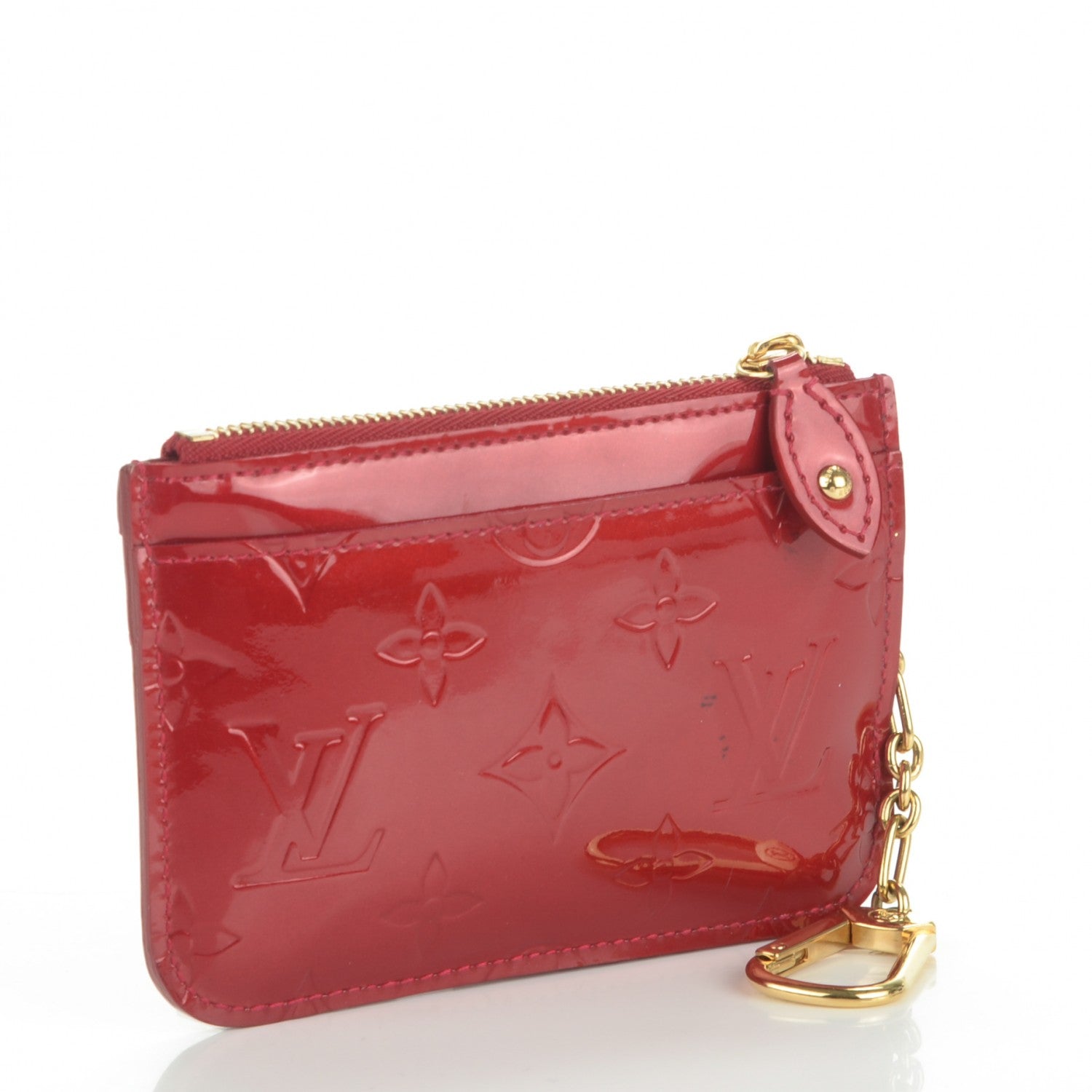 Louis Vuitton Vernis Key Pouch Pomme D'Amour 3 of 6