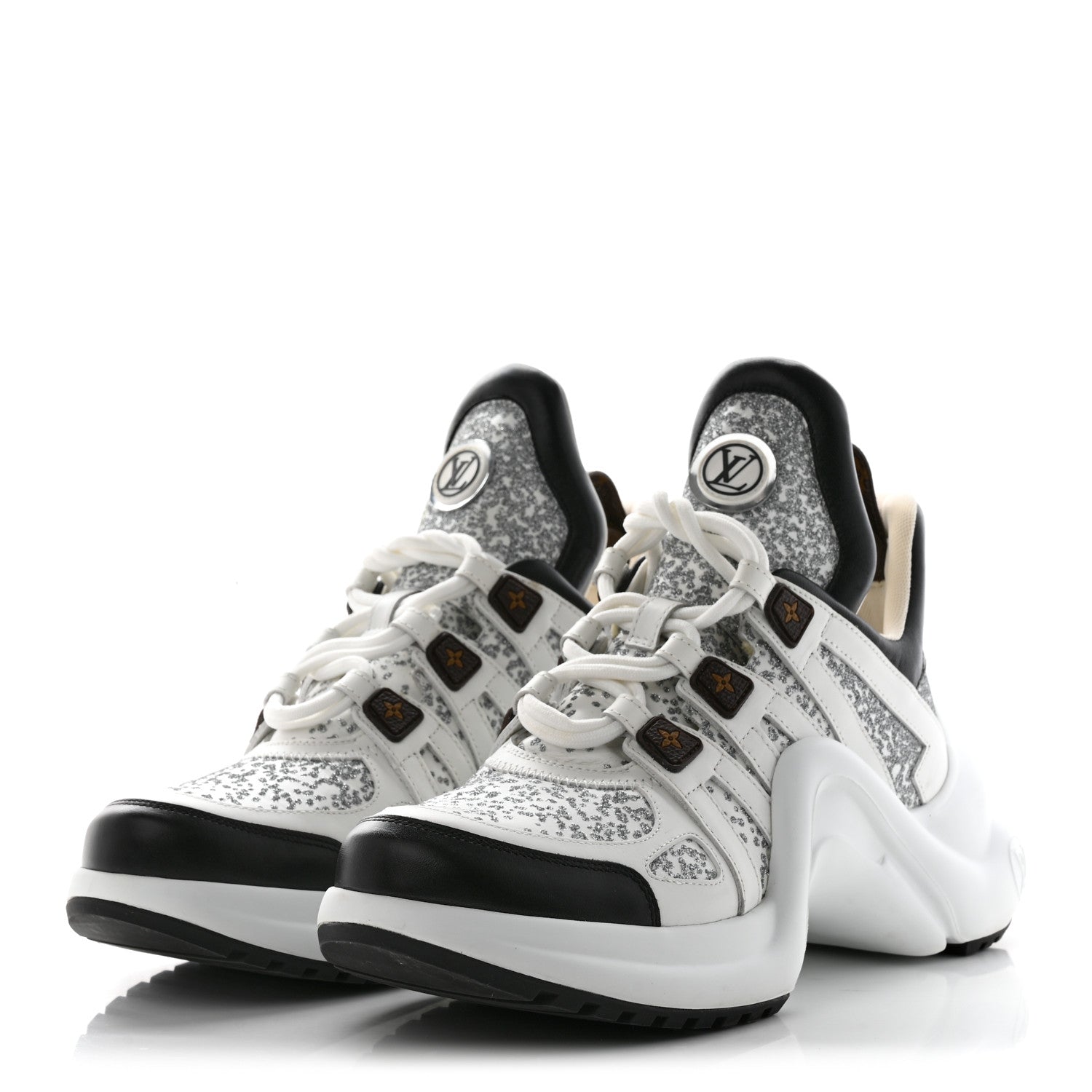Louis Vuitton Monogram Calfskin LV Archlight Sneakers 39 White 3 of 12