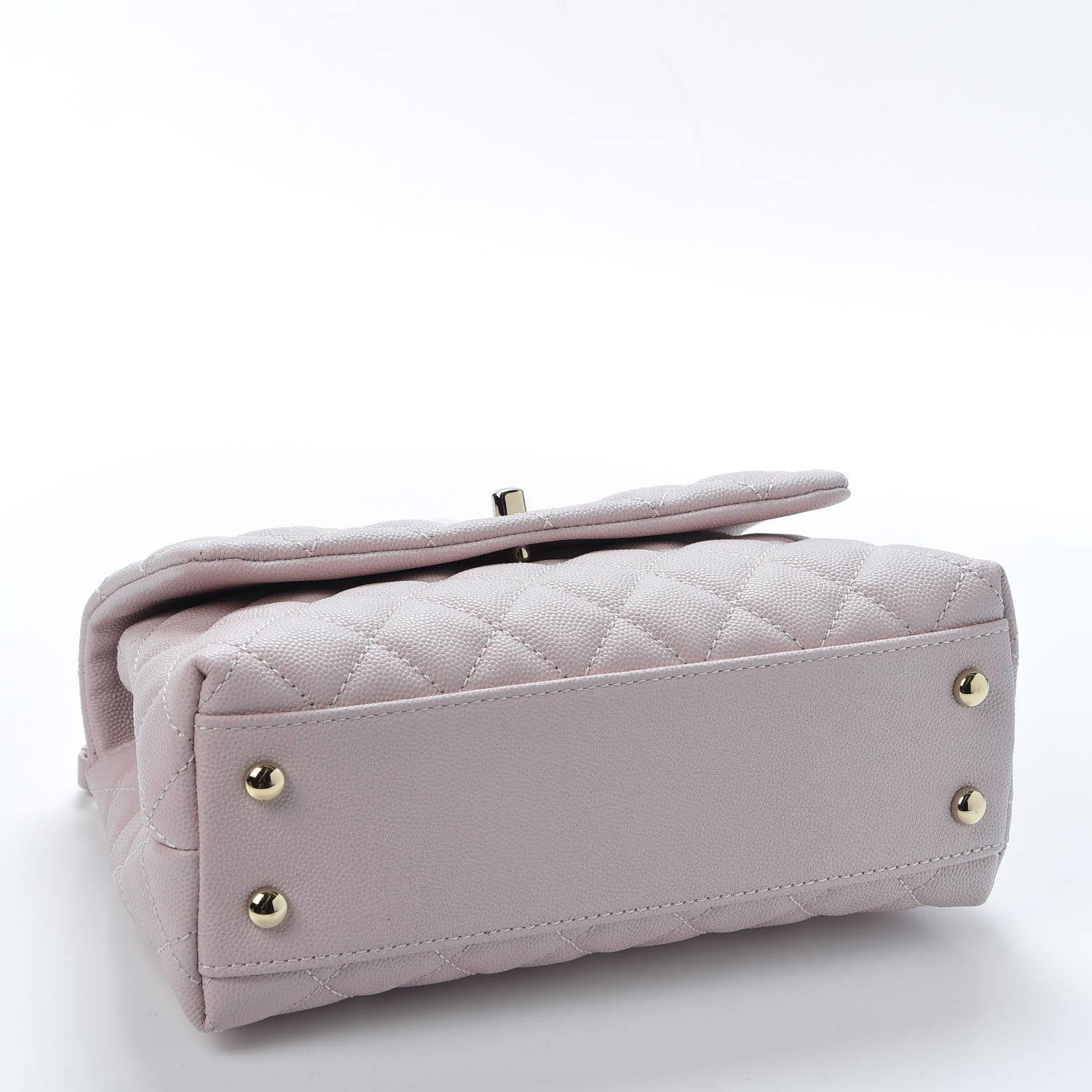 Chanel Caviar Quilted Mini Coco Handle Flap Lilas Lilac 3 of 10