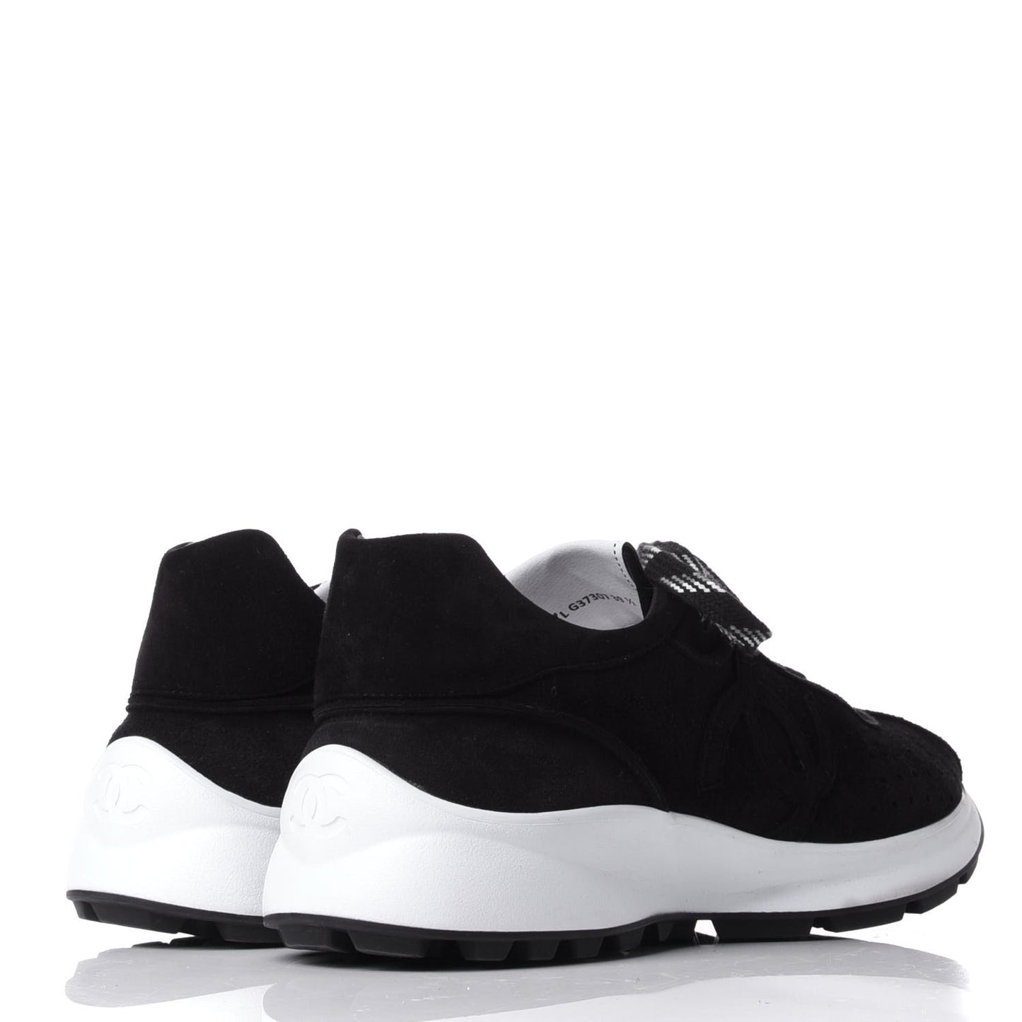 Suede Goatskin CC Sneakers 39.5 Black