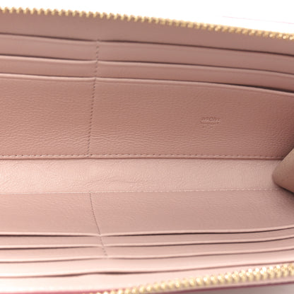 MCM Visetos Large Zip Around Wallet Powder Pink 5 of 7