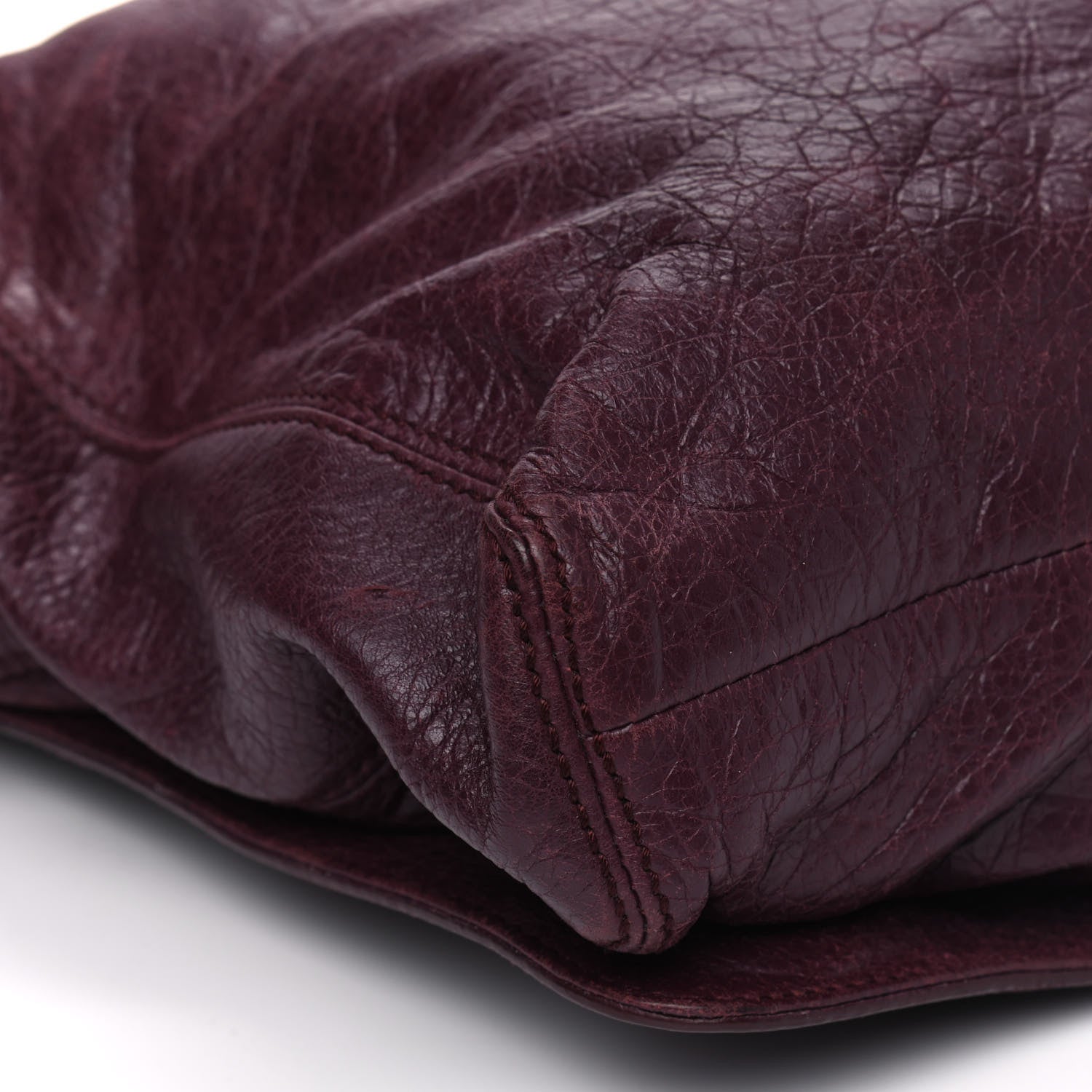 Balenciaga Agneau Classic Hardware Messenger Rouge Lie De Vin 9 of 17